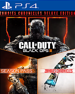 Call of Duty Black Ops 3 Zombies Chronicles Deluxe PS4 Mídia Digital