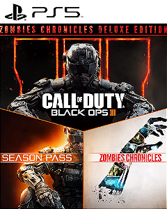 Call of Duty Black Ops 3 Zombies Chronicles Deluxe PS5 Mídia Digital