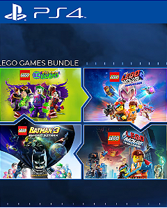 Conjunto de Jogos LEGO PS4 Mídia Digital