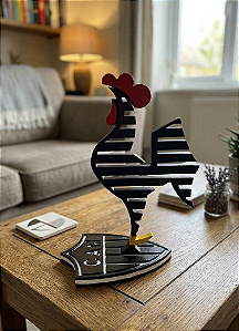 🐔⚫ Galo Volpi Atlético Mineiro 18cm Decoração Colecionável