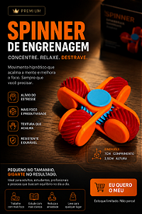 ⚙️ SPINNER DE ENGRENAGEM 3D
