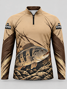 Camiseta de Pesca Tucunaré Areia Selvagem – KD00783