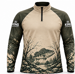 CAMISETA DE PESCA HERANÇA DAS ÁGUAS UV 50+ | KING – KD00786