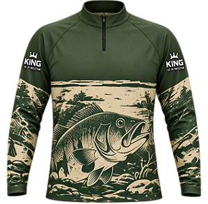 CAMISETA DE PESCA TUCUNARÉ LEGADO SELVAGEM UV 50+ | KING – KD00790