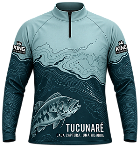 CAMISETA DE PESCA TUCUNARÉ CADA CAPTURA, UMA HISTÓRIA UV 50+ | KING – KD00792