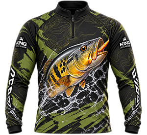 CAMISETA DE PESCA TUCUNARÉ INSTINTO SELVAGEM UV 50+ | KING – KD00798