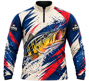 CAMISETA DE PESCA TUCUNARÉ AVENTURA SEM LIMITES UV 50+ | KING – KD00799