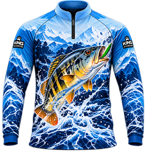 CAMISETA DE PESCA TUCUNARÉ ÁGUAS GELADAS UV 50+ | KING – KD00804