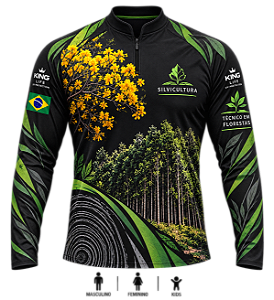 CAMISETA KING SILVICULTURA IPÊ-AMARELO UV 50+ KD00829