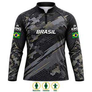 CAMISETA CAMUFLADA NOTURNO UV 50+ | KING - KD01075
