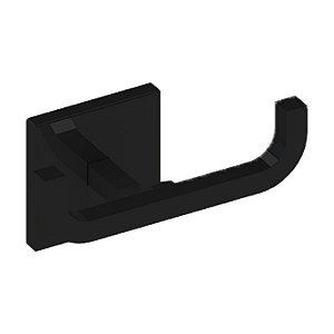 Cabide Duplo Reto Quada Preto Brilhante - 05.QD04.PB