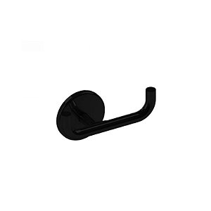 Cabide Duplo Reto Round Preto Brilhante - 05.RD04.PB