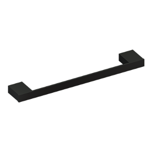 Toalheiro 20Cm Unique Preto Brilhante - 07.UQ01.PB