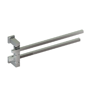 Toalheiro Articulado Parede 30Cm Quada Cromado - 11.QD01.CR