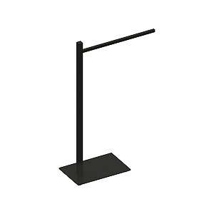 Toalheiro Bancada Haste Simples Quada Preto Fosco - 17.QD02.PF