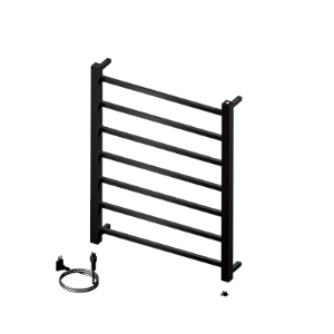 Aquecedor De Toalhas Gde. Quada Premium Preto Fosco - 19.TQ03.PF