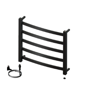 Aquecedor De Toalhas Peq. Sapphire Premium Preto Fosco - 19.TS01.PF