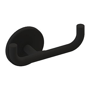 Cabide Duplo Reto Round Preto Fosco - 05.RD04.PF