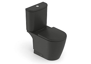 Kit Bacia Com Caixa, Assento Termofixo Soft Close E Complementos De Instalação Neo