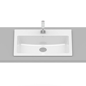 Cuba De Sobrepor Com Mesa 550X420 Optica Pq55 Branco Brilho - A327A1A000