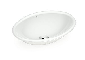 Cuba De Sobrepor Oval 440X312 Sem Mesa Sem Ladrão
