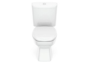 Kit Bacia Com Caixa, Assento Pp Soft Close E Complementos De Instalação Thema