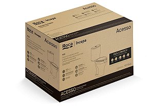 Kit Bacia Com Caixa, Assento Pp Com Abertura E Complementos De Instalação Acesso
