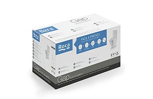 Kit Bacia Com Caixa, Assento Termofixo Com Queda Amortecida E Complementos De Instalação Gap - C323723007