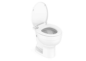 Bacia Convencional Sem Abertura, Assento Pp Sc E Complementos De Instalação Acesso Comfort