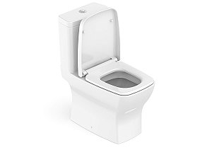 Kit Bacia Com Caixa, Assento Pp Soft Close E Complementos De Instalação Boss