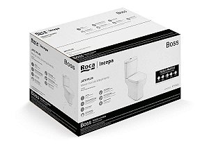 Kit Bacia Com Caixa, Assento Termofixo Soft Close E Complementos De Instalação Boss