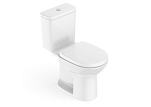 Kit Bacia Com Caixa, Assento Pp Com Queda Amortecida E Complementos De Instalação Round - C329723002