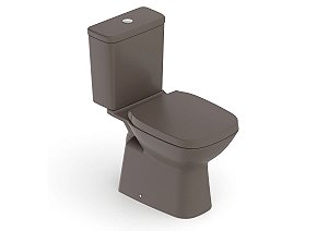 Kit Bacia Com Caixa, Assento Termofixo Com Queda Amortecida E Complementos De Instalação Debba Classic - C329723015
