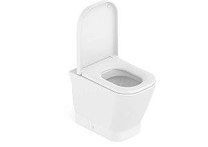 Kit Bacia Convencional, Assento Termofixo Com Queda Amortecida E Complementos De Instalação Gap - C323727007