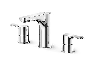 Misturador Para Lavatorio De Mesa 3 Furos Bica Alta Com Valvula De Escoamento L20 - A5A4709C0C
