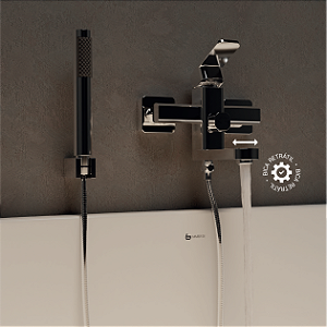 Monocomando De Parede Purus Chrome - - IM2003CR