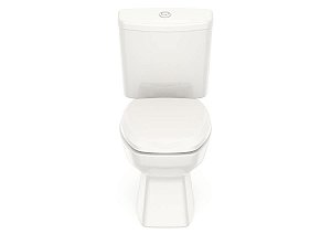 Kit Bacia Com Caixa, Assento Pp Soft Close E Complementos De Instalação Thema