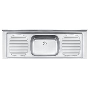 Pia De Apoio Tramontina Filo 56 Em Aço Inox 160X55 Cm