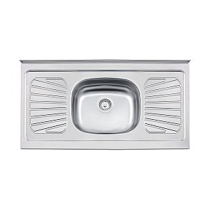 Pia De Apoio Tramontina New Raggi 40 Em Aço Inox 105X52 Cm