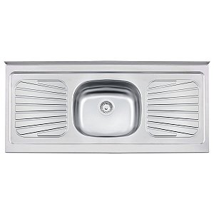 Pia De Apoio Tramontina New Raggi 40 Em Aço Inox 120X52 Cm