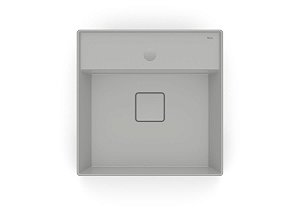 Cuba De Semi Encaixe 400X400 Com Mesa T10 Terra - A32722P070