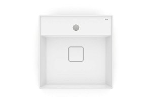 Cuba De Semi Encaixe 400X400 Com Mesa T10 Terra - A32722P620