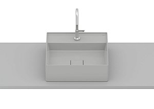Cuba De Apoio 400X400 Com Mesa T9 Terra - A32787T070