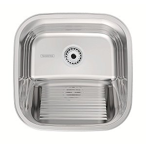 Tanque De Encaixe Tramontina Hera Compact 25 L Em Aço Inox Polido 40X40 Cm