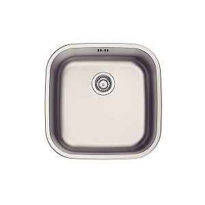 Cuba De Embutir Ou Sobrepor Tramontina Aria Maxi 40 Bs Em Aço Inox Escovado 40X40 Cm
