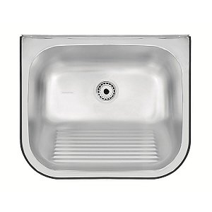 Tanque De Parede Tramontina Hera Wall 34 L Em Aço Inox Escovado 50X40 Cm
