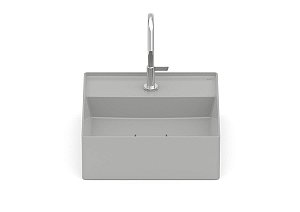 Cuba De Apoio 350X350 Com Mesa T8 Terra - A32787W070