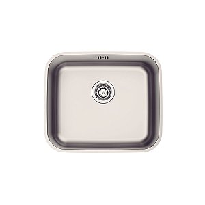Cuba De Embutir Tramontina Dora 40 Bl R6 Em Aço Inox Escovado Com Válvula E Escape 40X34 Cm