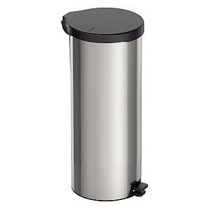 Lixeira Com Pedal Tramontina New Em Aço Inox Com Acabamento Polido 30 L