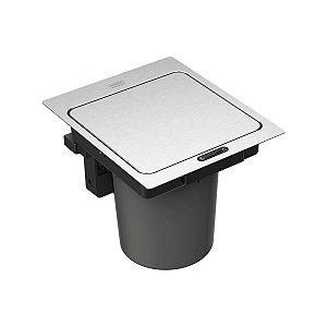Lixeira De Embutir Com Sensor Tramontina Design Collection Next Em Aço Inox Com Balde Plástico 5 L